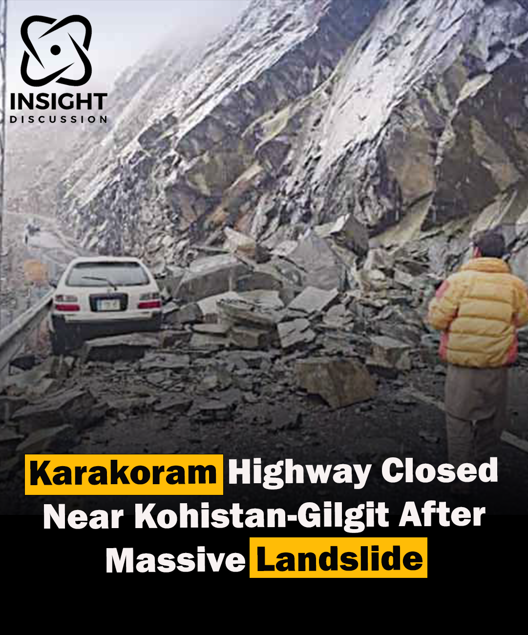 Torrential Rainfall Triggers Landslides, Blocks Karakoram Highway Travel Disruption and Clearing Efforts Underway