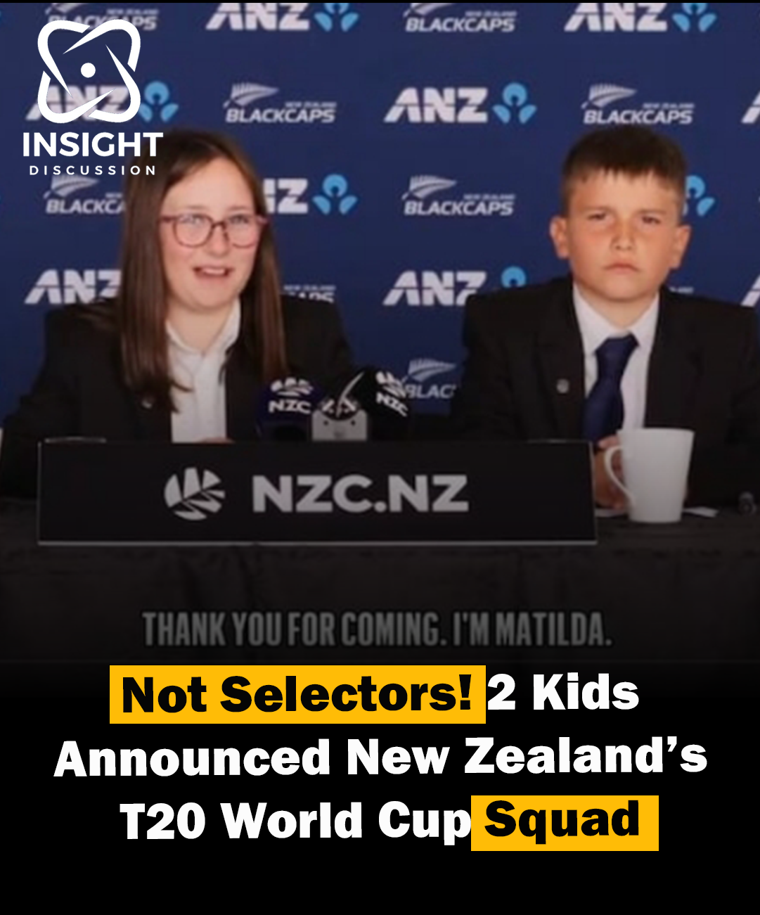 Kiwi Kids Steal the Show New Zealand's Unique T20 World Cup Squad Reveal