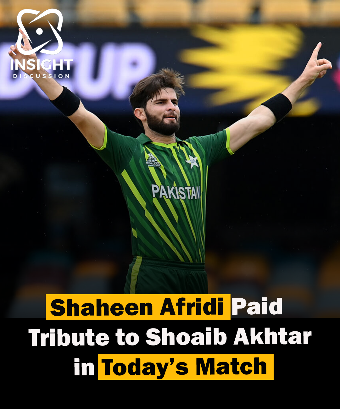 Shaheen Afridi's Tribute to Shoaib Akhtar A Gesture of Respect on the Cricket Field