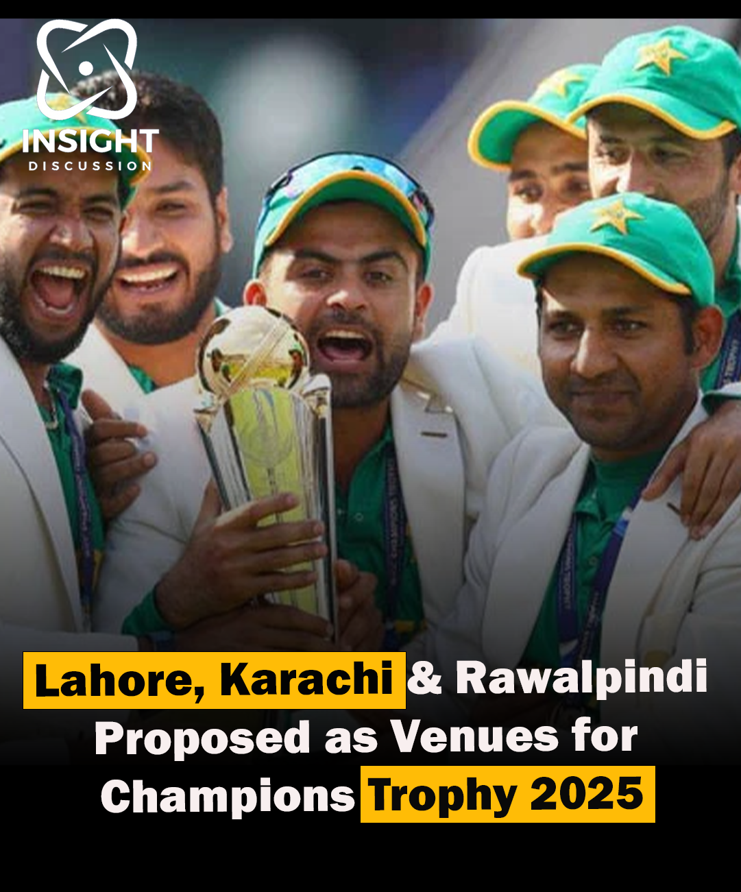 PCB Proposes Karachi and Rawalpindi as Venues for 2025 Champions Trophy