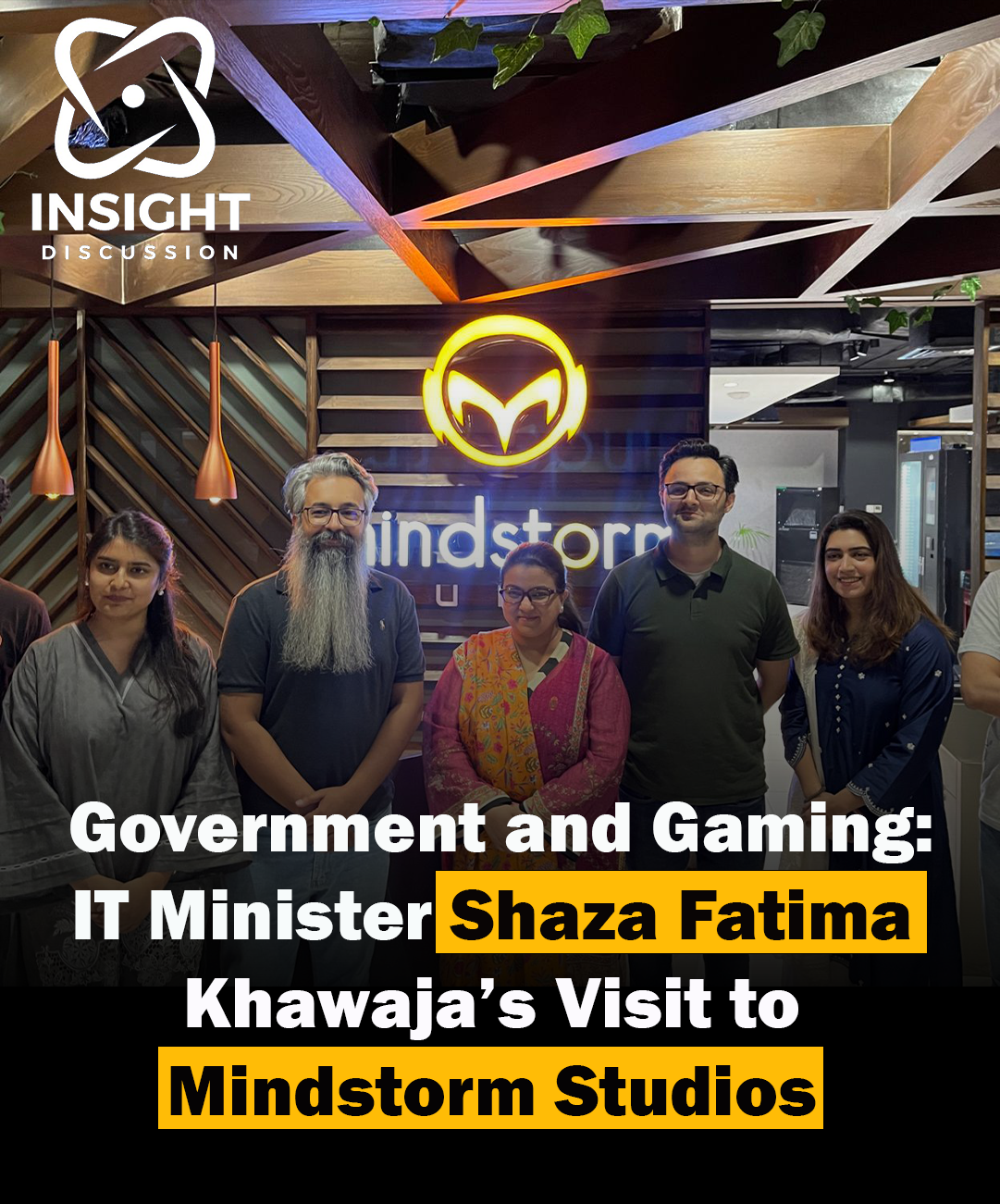 Federal Government Boosts Gaming Sector Minister Khawaja's Visit to Mindstorm Studios Signals Commitment to Industry Development