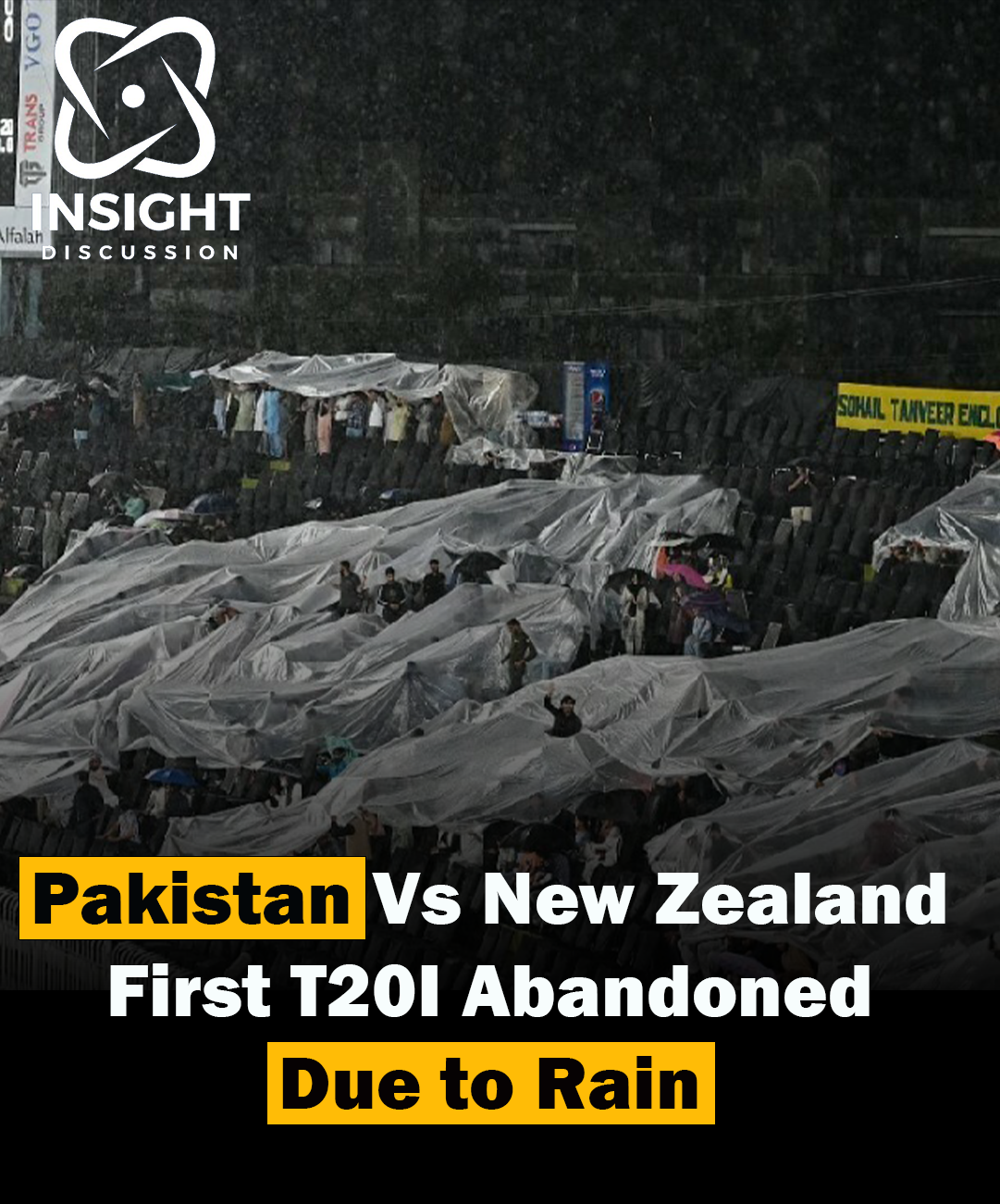 Rain Plays Spoilsport Pakistan vs. New Zealand First T20I Abandoned