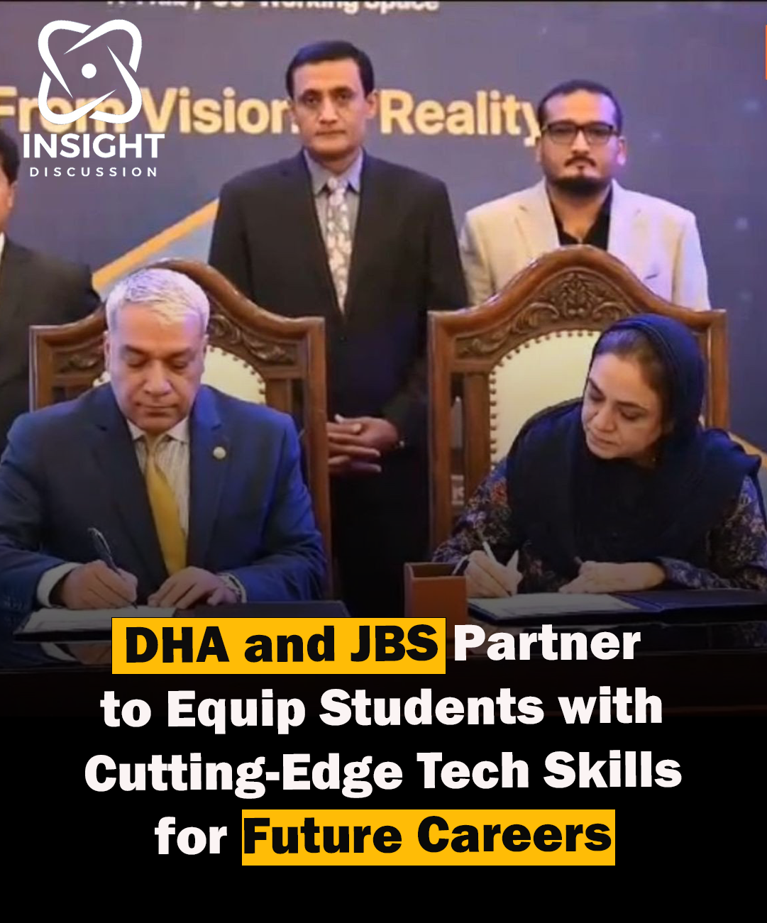 Elevating Pakistan's Skilling Index JBS and DHA Partner to Empower Future Generations with Tech Skills