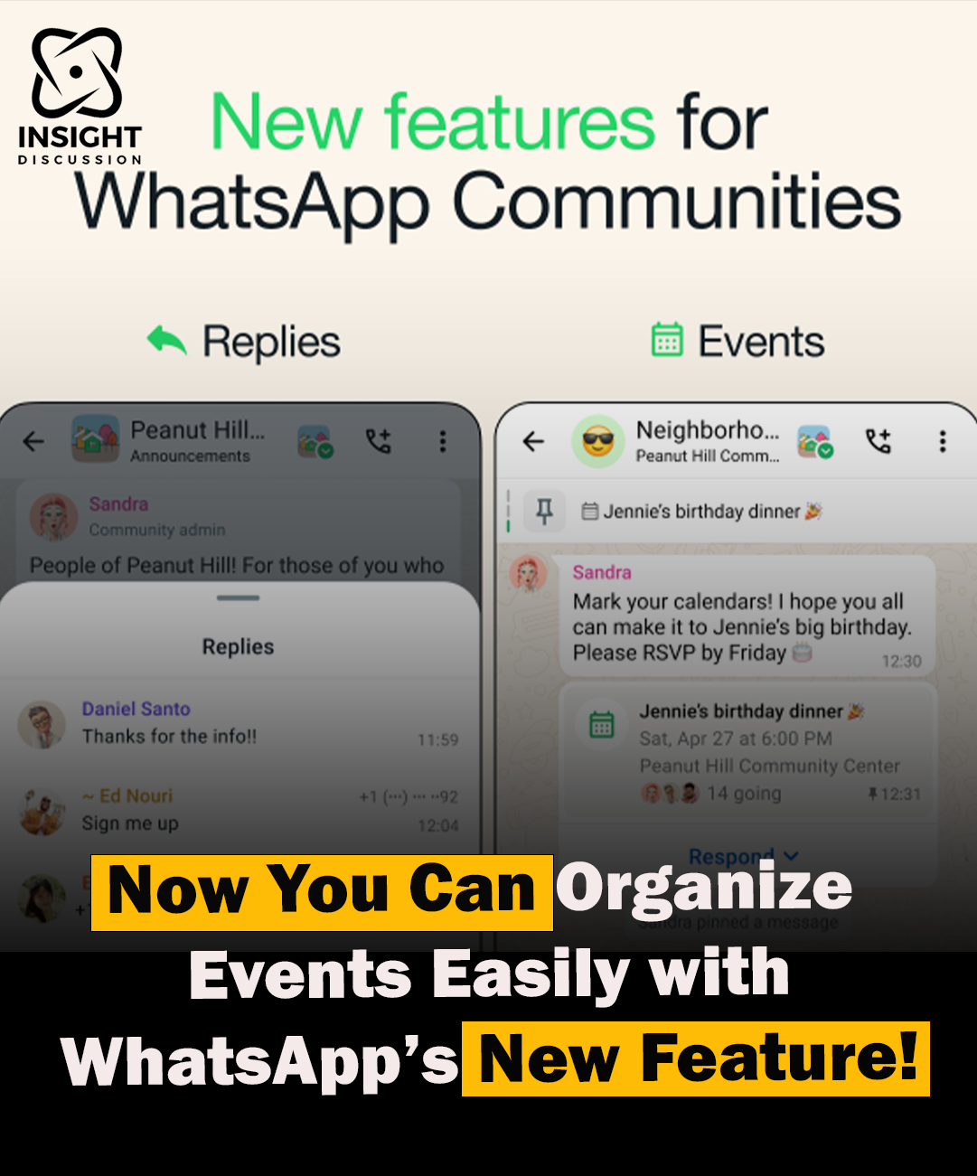 WhatsApp Communities Get Upgraded with Event Creation and Announcement Replies