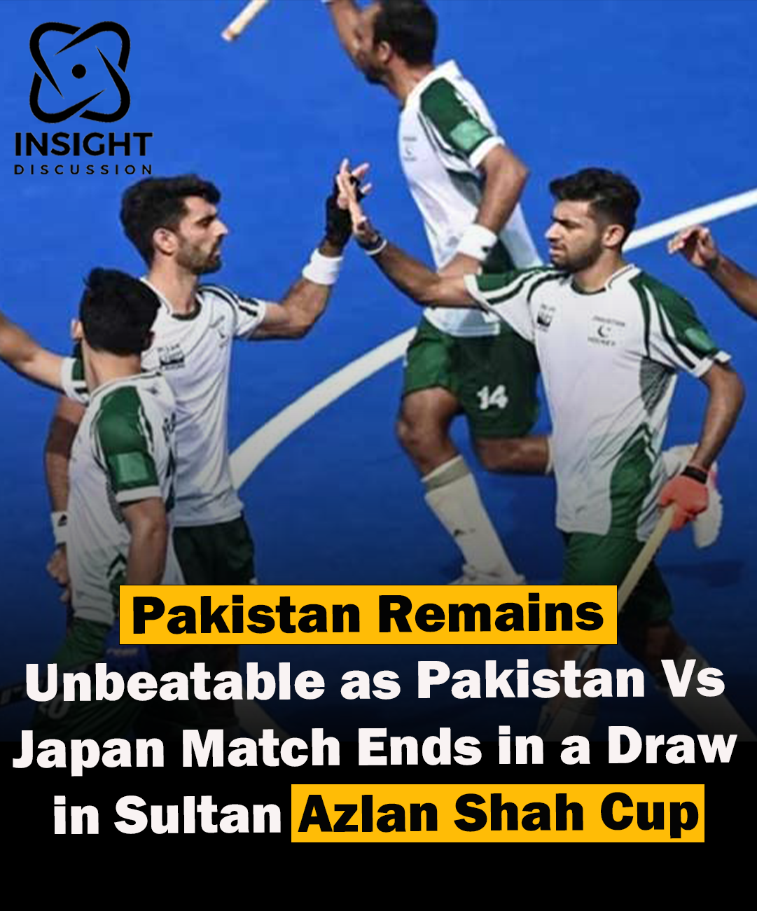 A Spirited Showdown Pakistan and Japan Battle to a 1-1 Draw in the Sultan Azlan Shah Cup