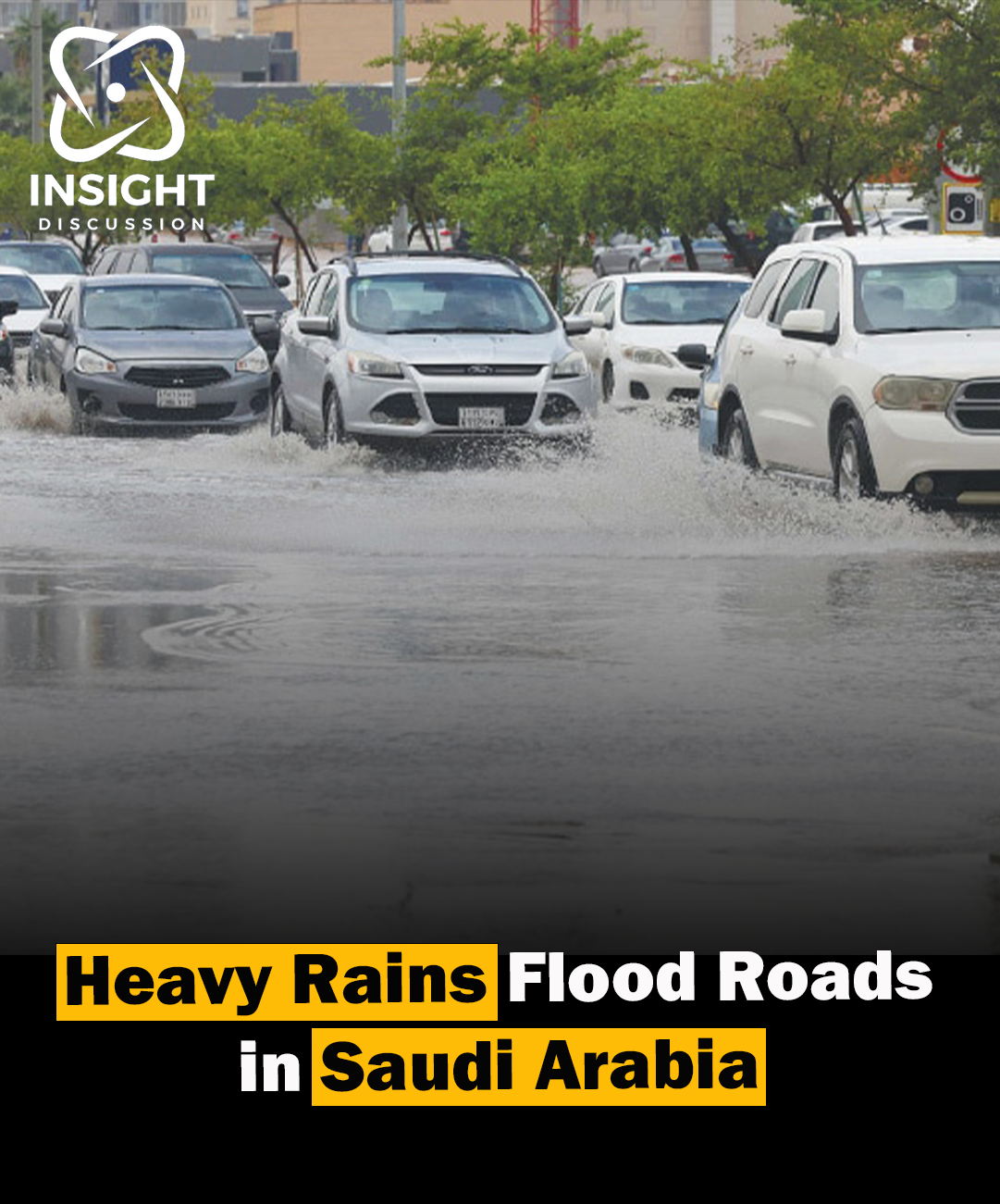 Severe Rainfall in Saudi Arabia Prompts School Closures and Road Flooding