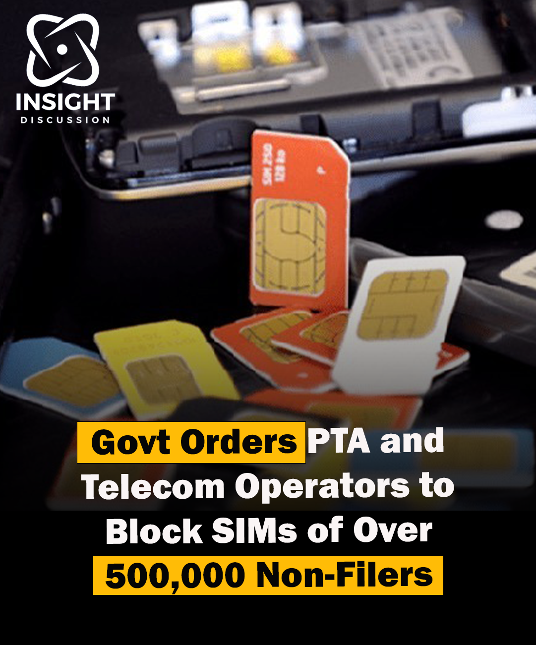 Government Directs Blocking of 500,000 Mobile SIMs in Pakistan to Combat Tax Evasion