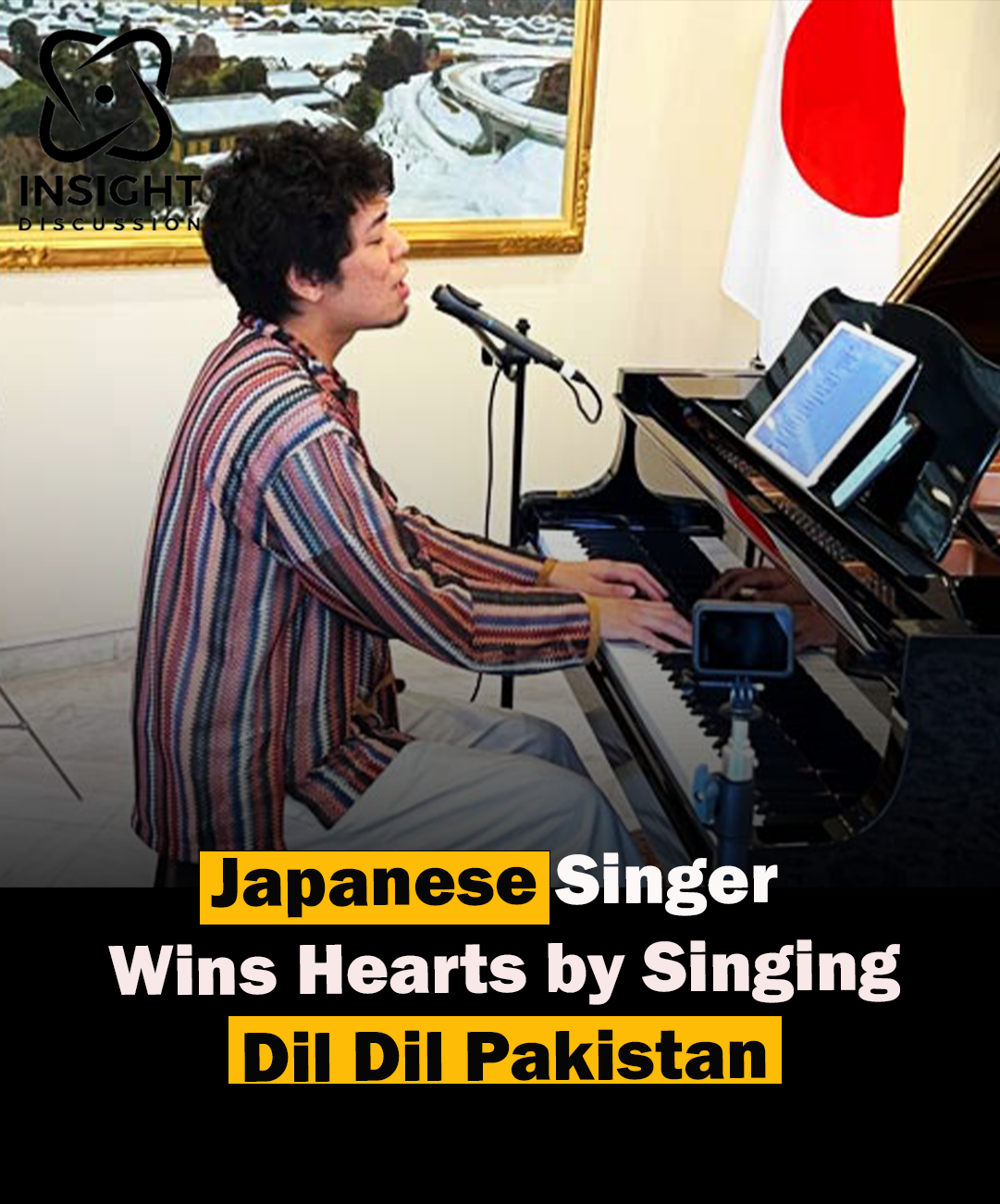 Harmonizing Cultures Japanese Singer Kenta Shoji Mesmerizes Islamabad Audience