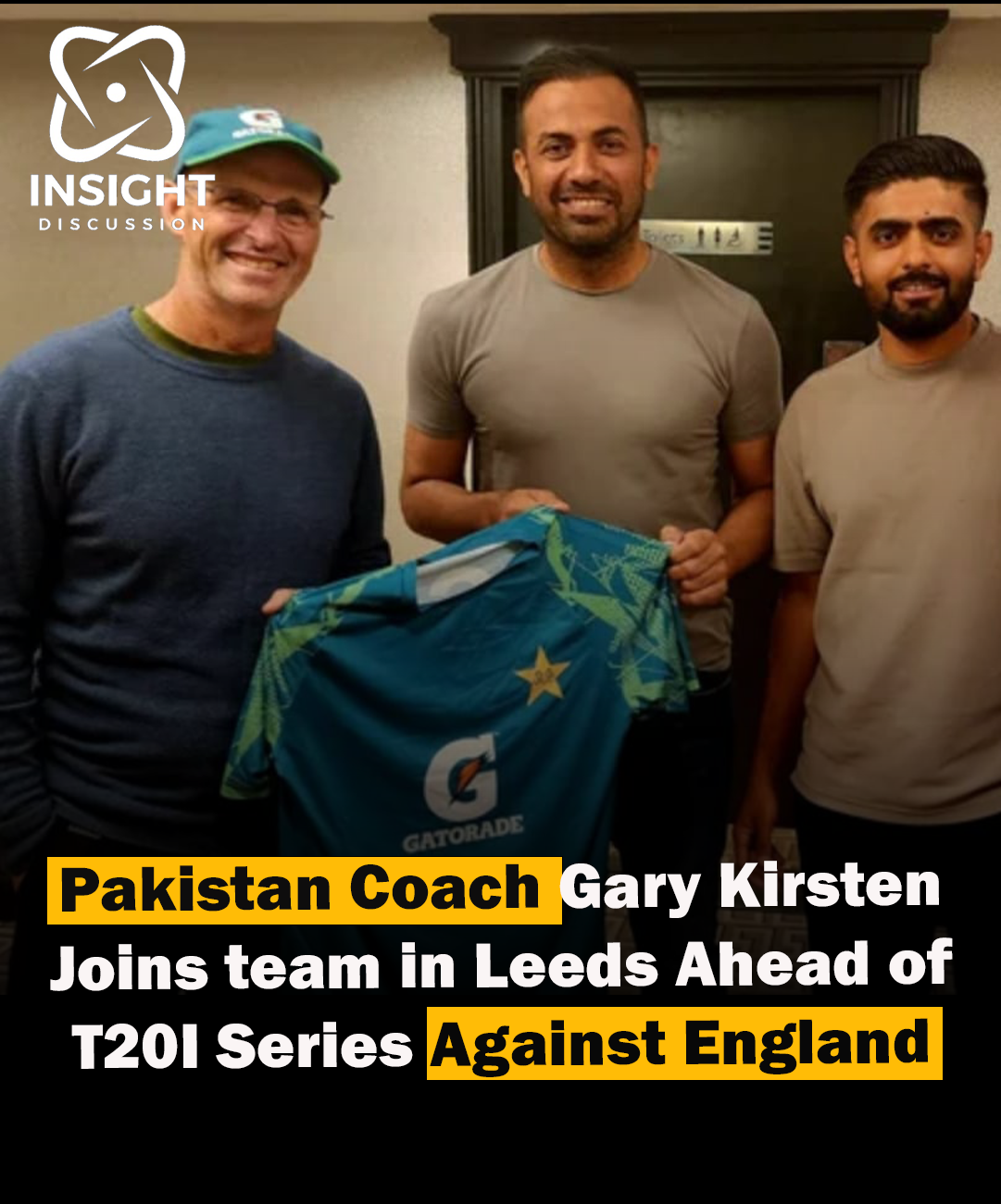 Gary Kirsten Joins Pakistan Men’s Cricket Team in Leeds, Boosts Preparations for T20I Series Against England and World Cup