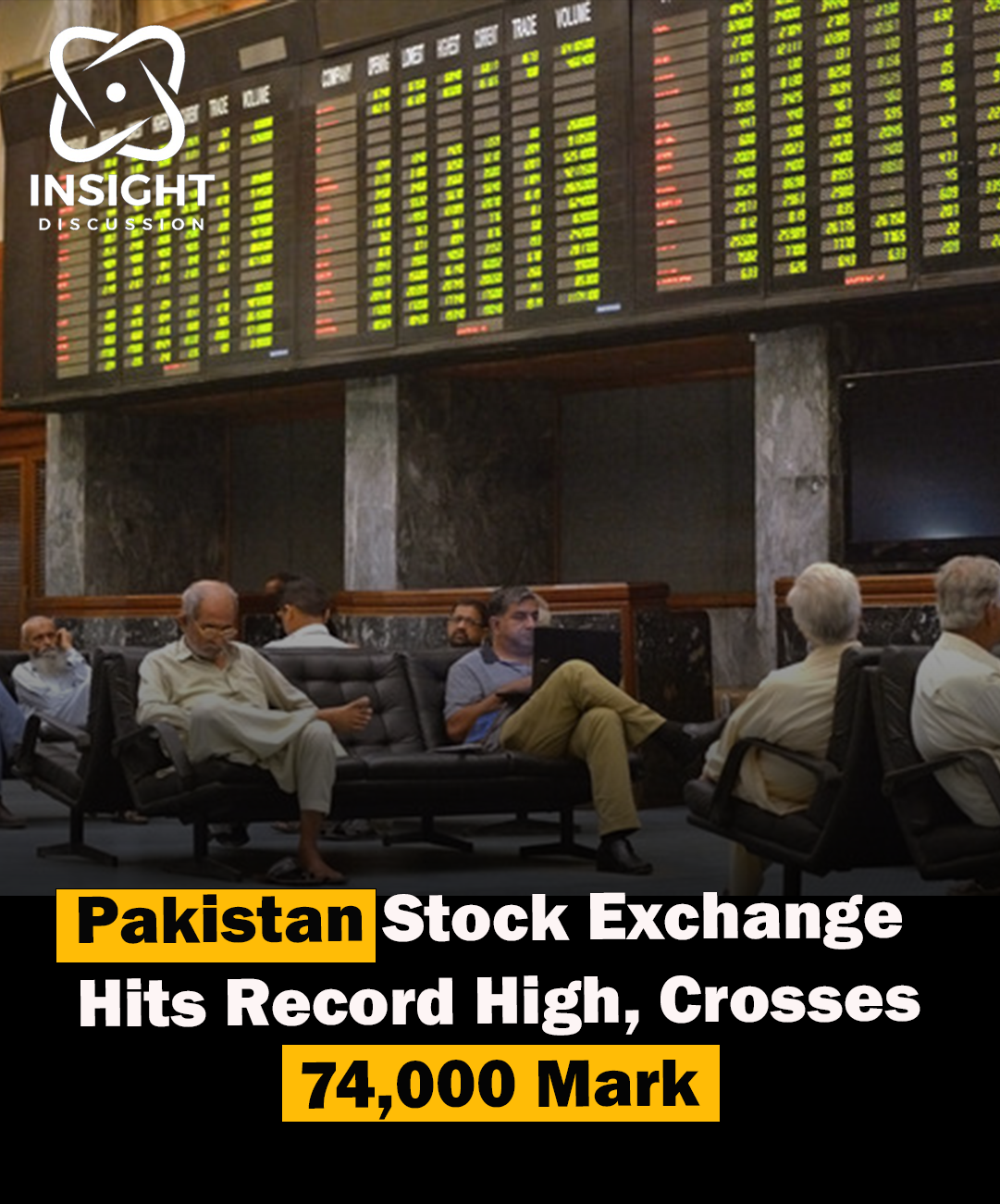 Pakistan Stock Exchange Surpasses 74,000 Mark as Bulls Assert Dominance