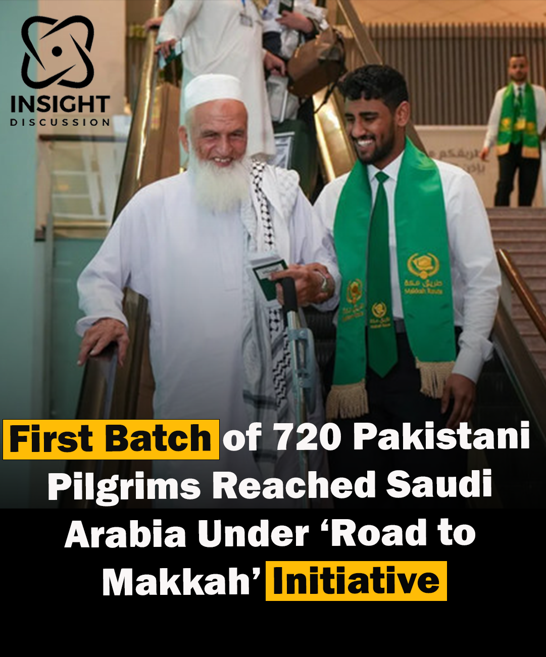 First Group of Pakistani Hajj Pilgrims Lands in Jeddah, Marking Start of Pre-Hajj Flight Operation