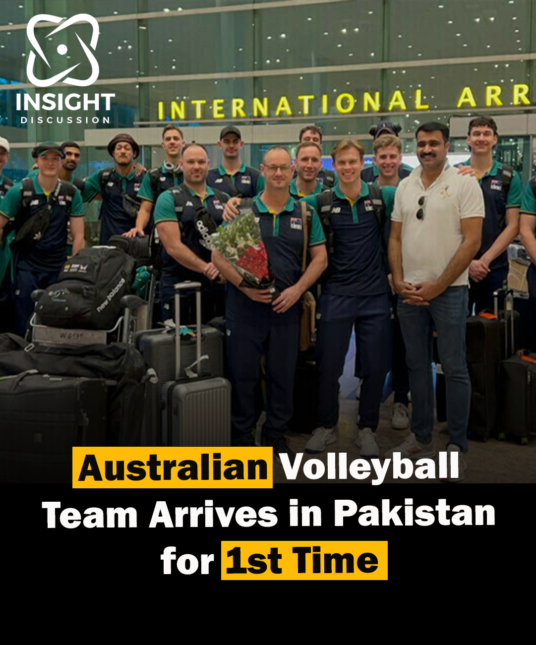 Historic Visit Australian Volleyball Team Arrives in Pakistan for Inaugural Series