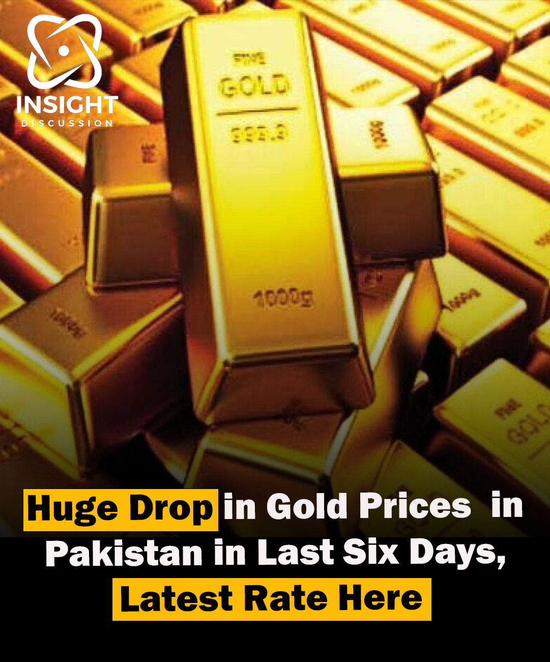 Significant Decline Gold Prices Plummet in Pakistan Over Last Six Days