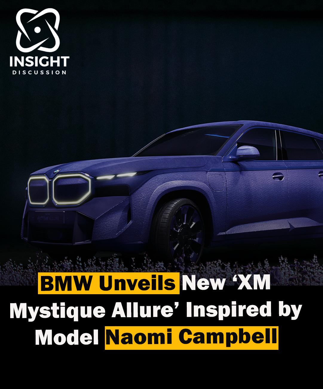 BMW Unveils the 'XM Mystique Allure' Inspired by Naomi Campbell at Cannes Film Festival