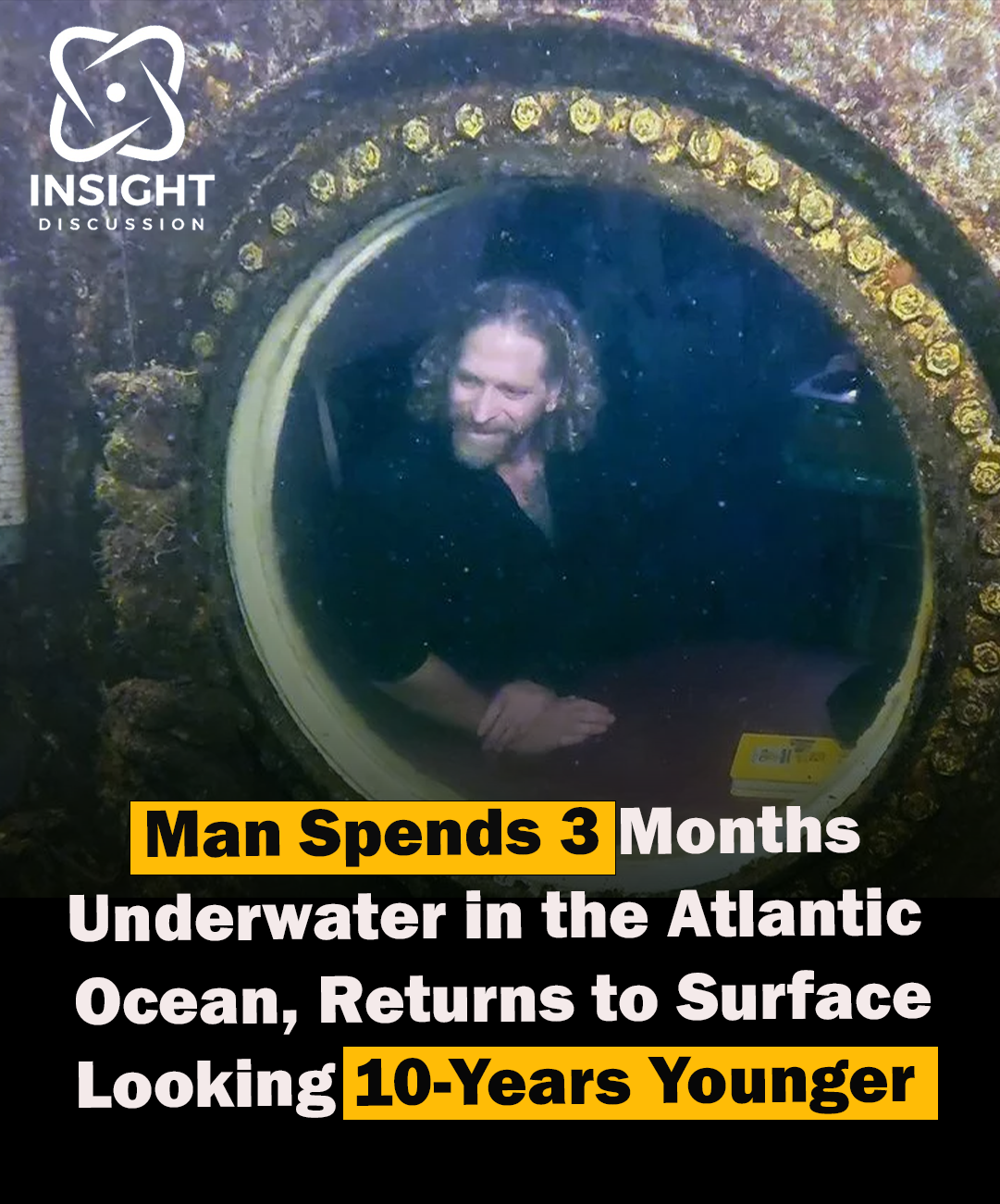 Retired Naval Officer Joseph Dituri Emerges 10 Years Younger After 93 Days Submerged in the Atlantic Ocean