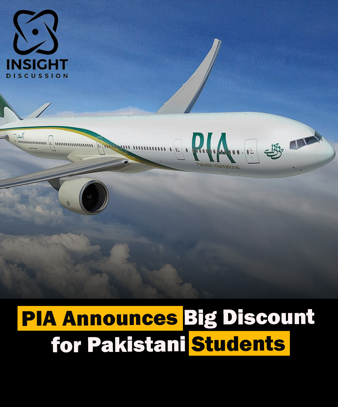 PIA Introduces Major Discount for Pakistani Students