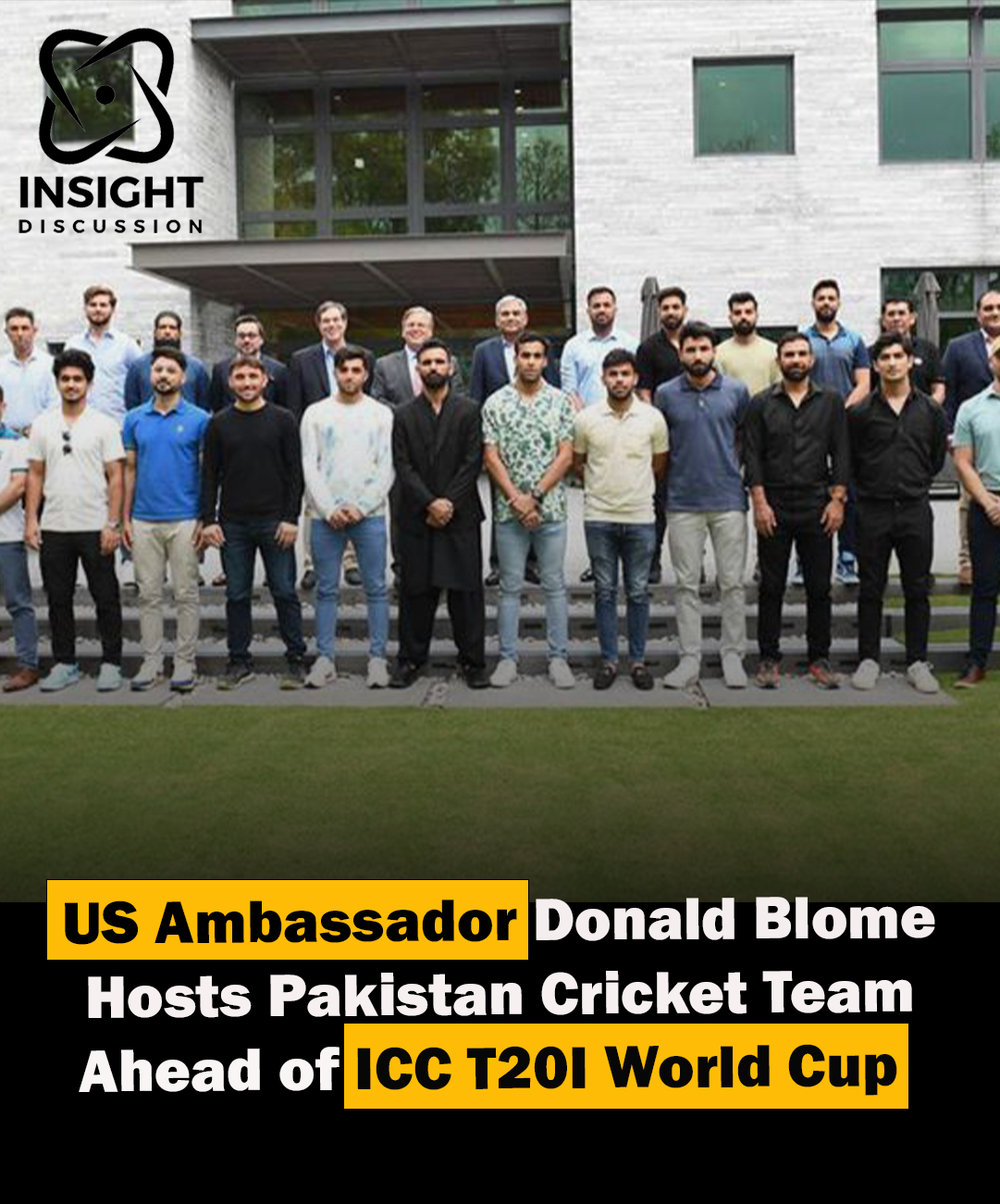 US Embassy Hosts Farewell Reception for Pakistan Cricket Team Ahead of ICC T20I World Cup 2024