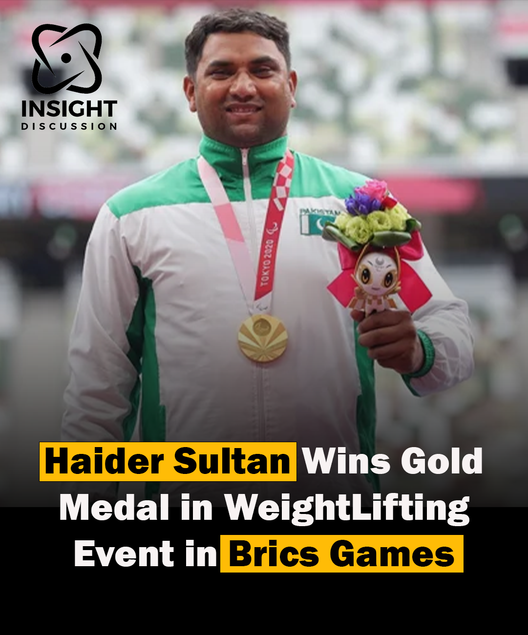 Haidar Sultan Clinches Pakistan's First Gold in Weightlifting at BRICS Games