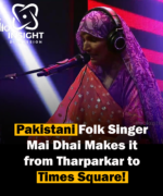 Mai Dhai, Pakistan’s Renowned Folk Singer, Shines on Times Square Billboard