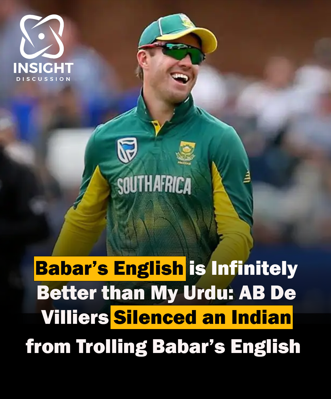 AB de Villiers Supports Babar Azam Amid Language Criticism