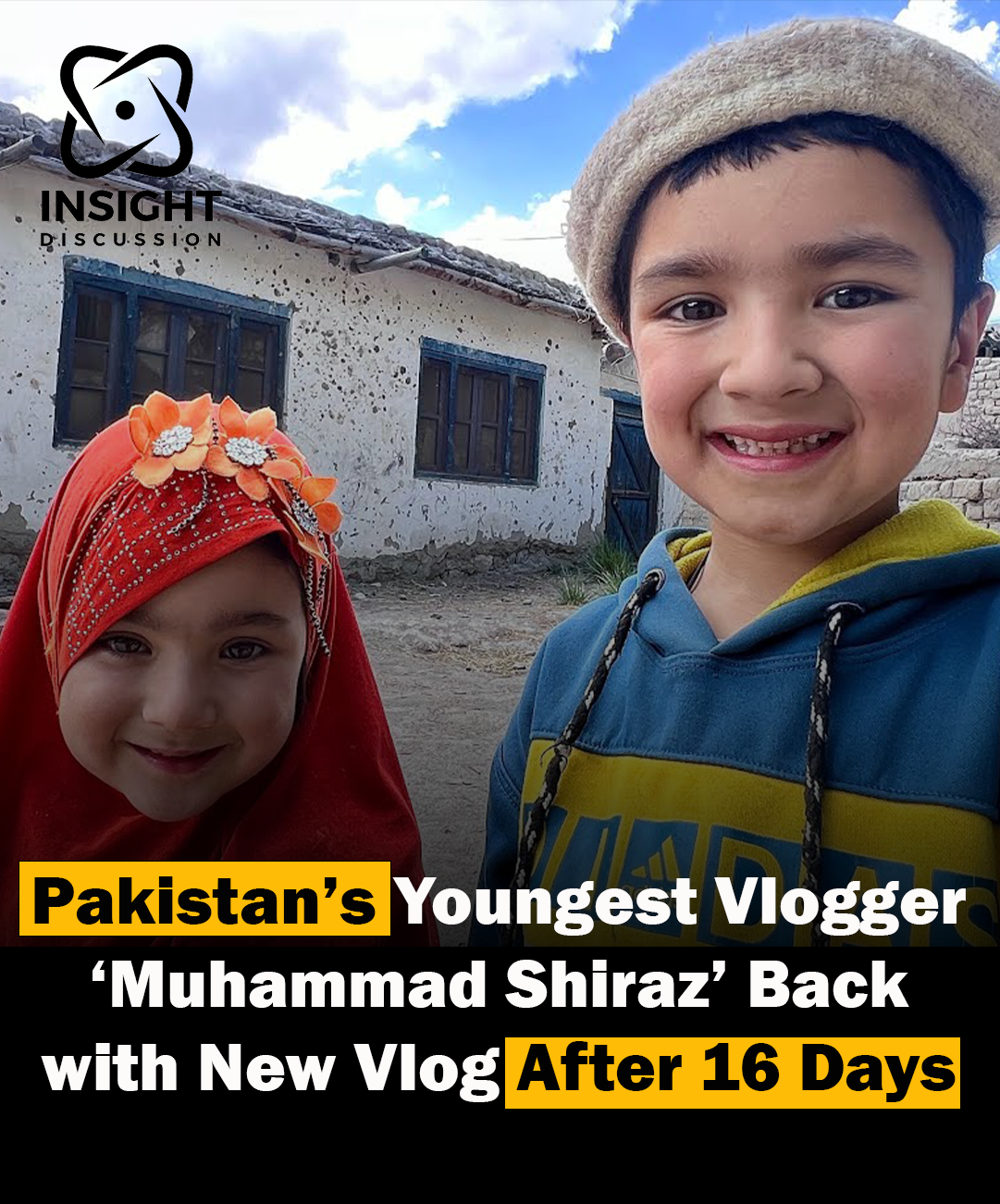 Pakistan’s Youngest Vlogger Muhammad Shiraz Returns with New Vlog After 16-Day Hiatus