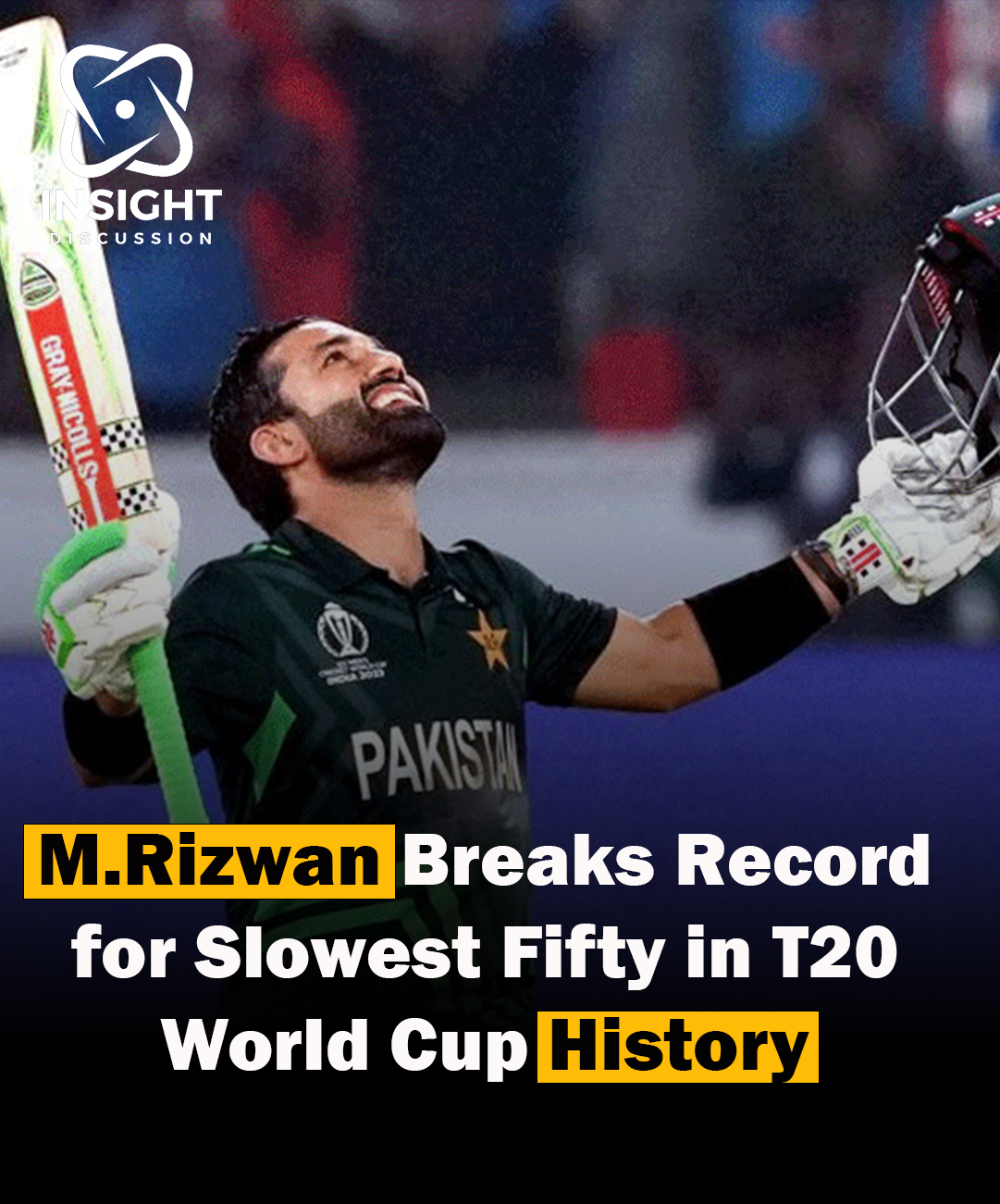 Pakistan's Mohammad Rizwan Scores Record-Breaking Fifty as Pakistan Triumphs Over Canada in T20 World Cup 2024