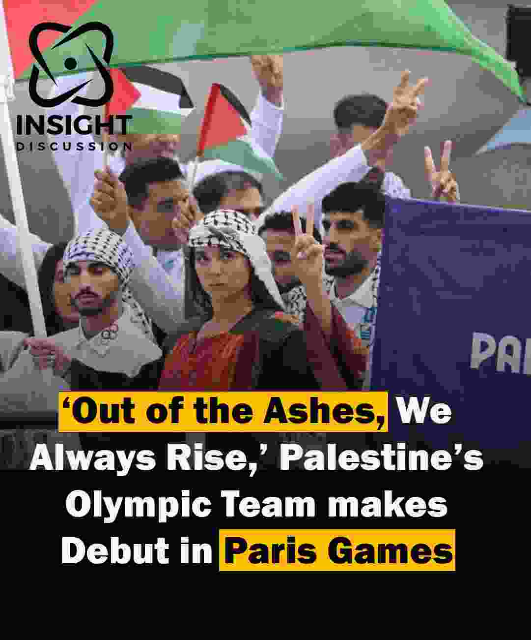 Palestinian Team Showcases Spirit and Resilience at Paris Olympics Opening Ceremony