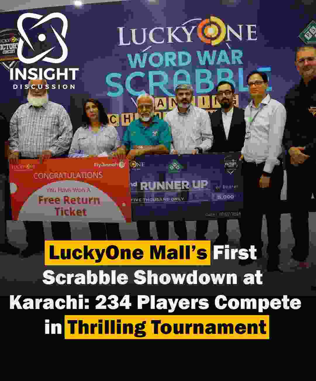 Thrilling Scrabble Showdown at Karachi's LuckyOne Mall Unites Community and Champions Talent