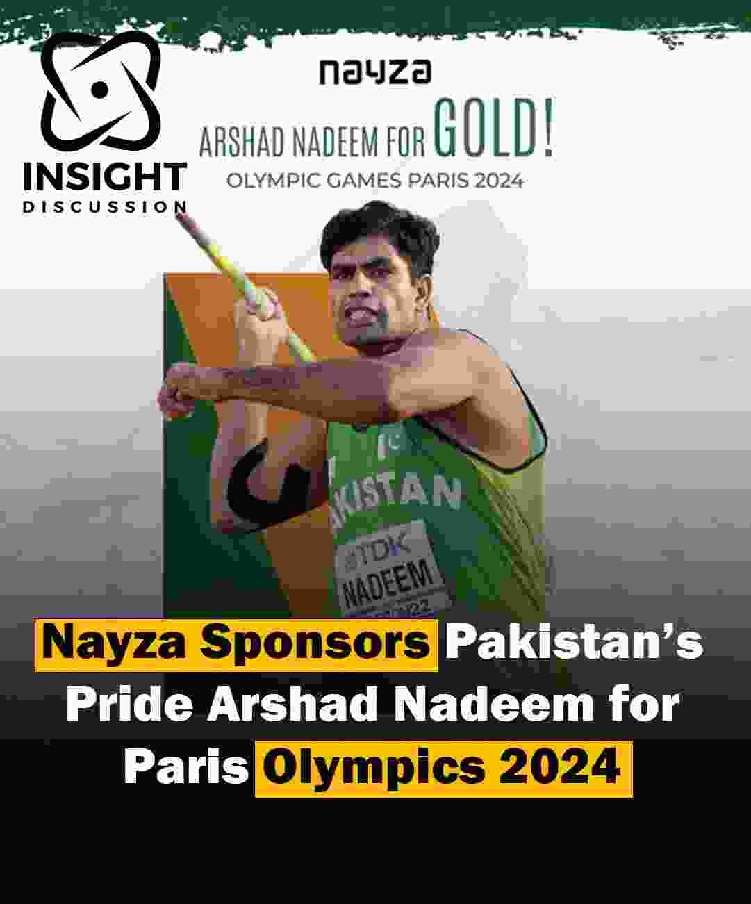 Arshad Nadeem Re-Signs with Nayza as He Prepares for Paris 2024 Olympics