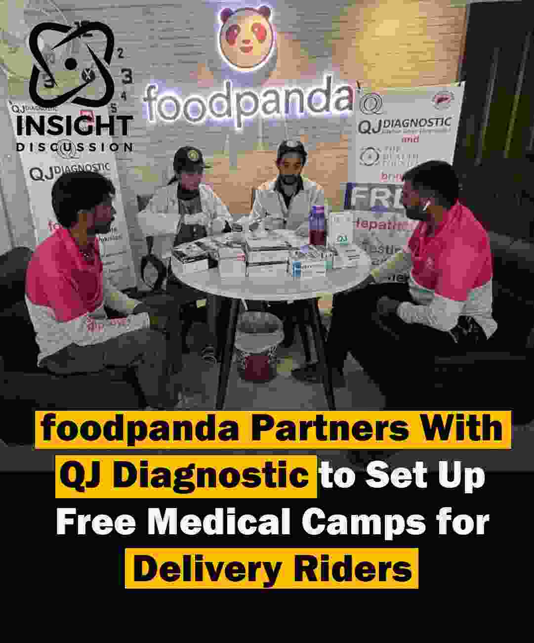 Foodpanda Pakistan and QJ Diagnostic Partner to Provide Free Hepatitis-C Medical Camps for Delivery Riders