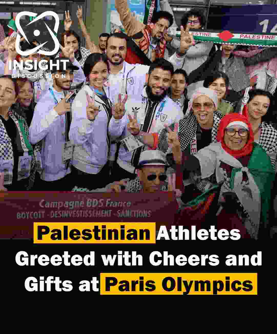 Palestinian Olympic Athletes Make Historic Arrival in Paris, Showcasing Talent and Resilience