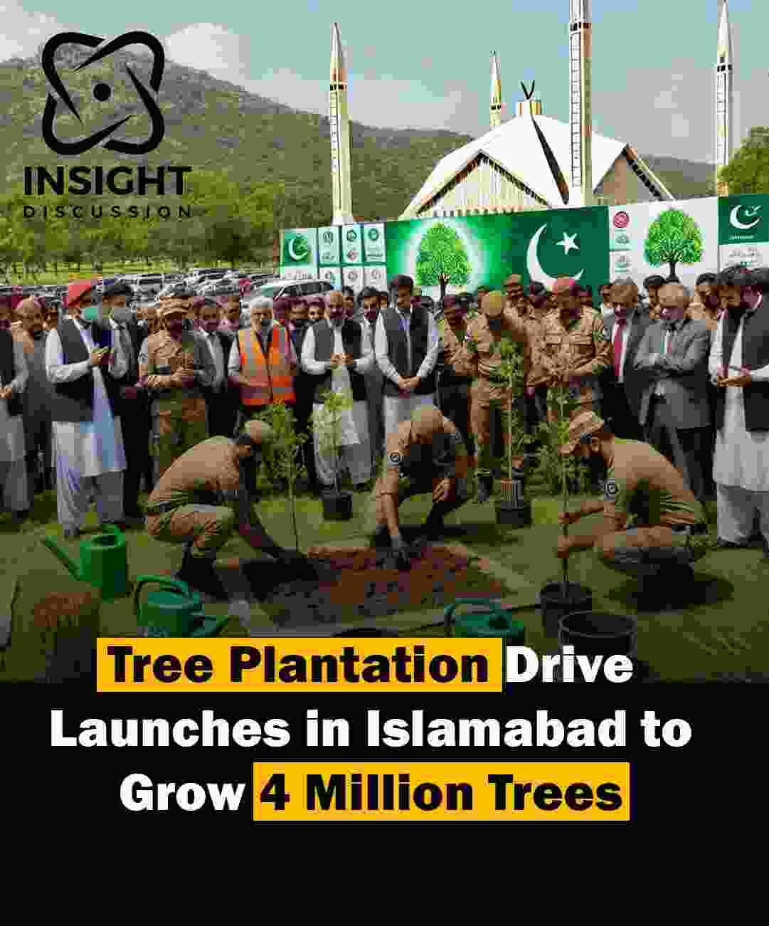 Islamabad Launches Ambitious 4-Million-Tree Plantation Drive to Revitalize City and Margalla Hills