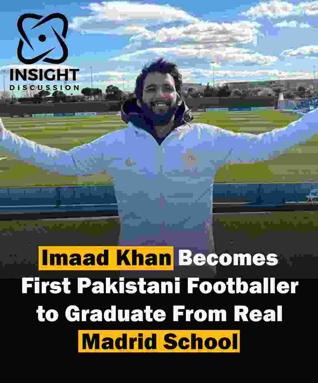 Imaad Khan Makes History as First Pakistani to Earn Master’s in Football Coaching from Real Madrid