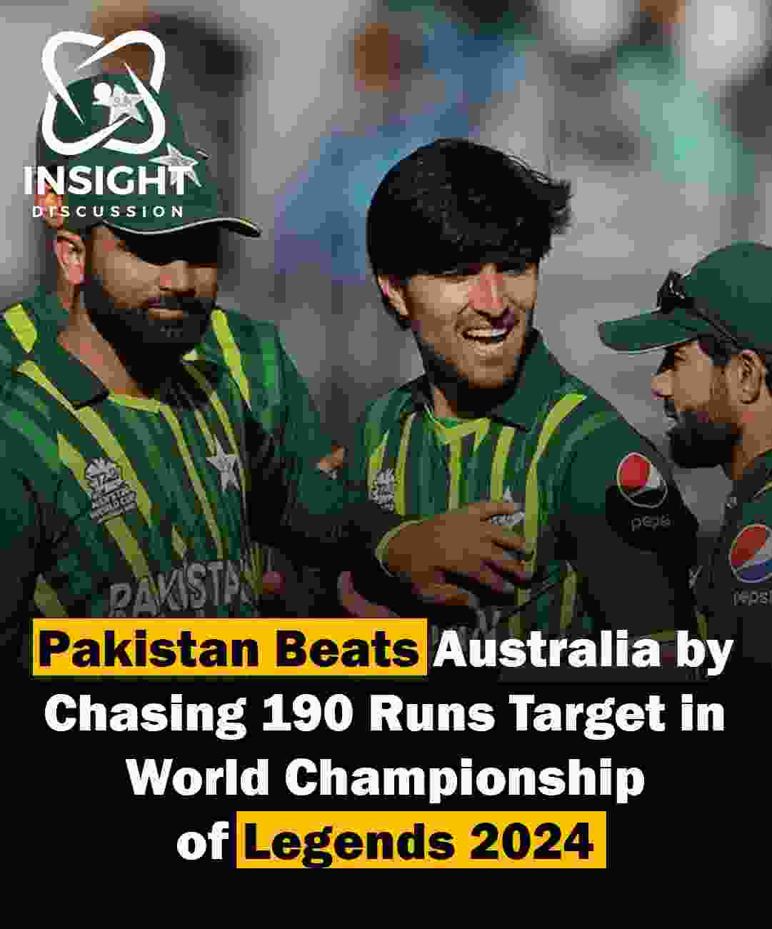 Pakistan’s Thrilling Victory Over Australia in World Championship of Legends 2024