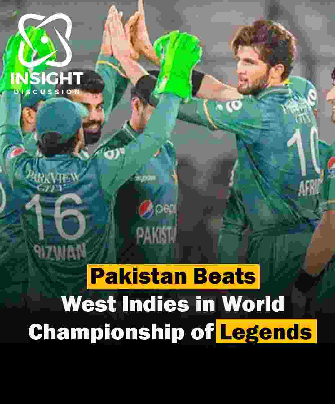 Pakistan's Thrilling Victory Over West Indies in World Championship of Legends