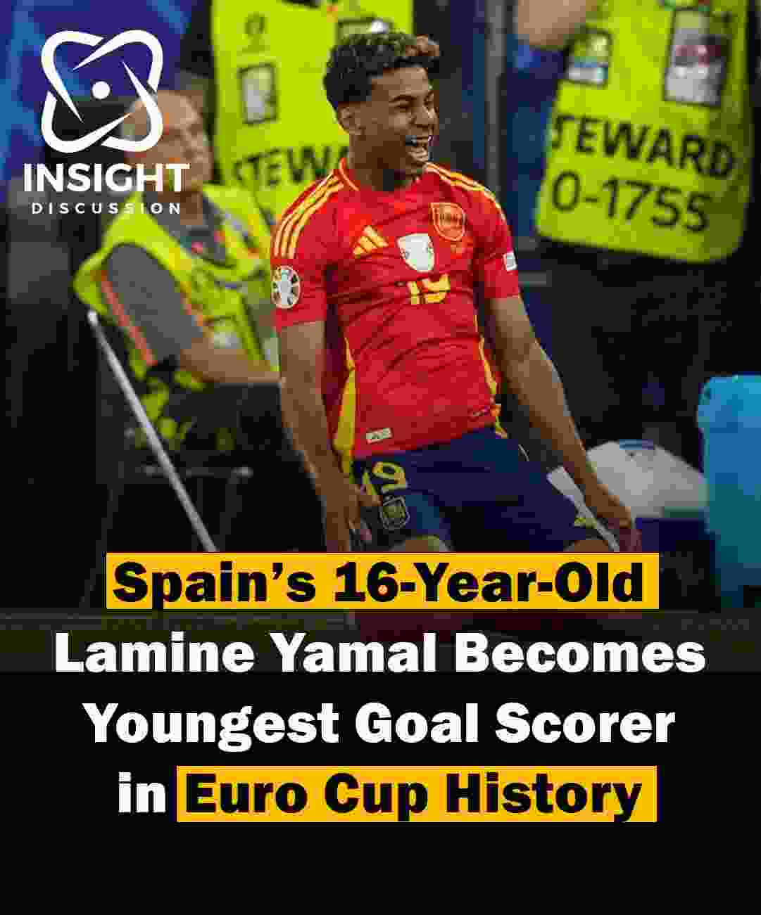 Lamine Yamal Becomes Youngest Goal Scorer in Euro History, Highlighting Spain’s Bright Football Future