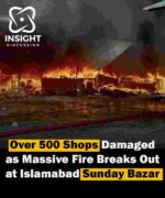 Massive Fire Devastates Over 500 Shops at Islamabad's Sunday Bazaar