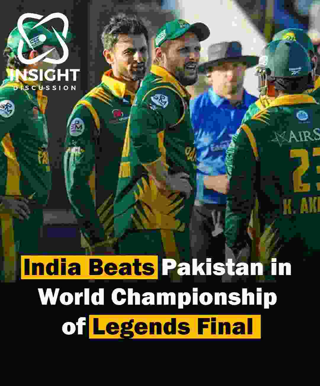 India Triumphs Over Pakistan in World Championship of Legends Final