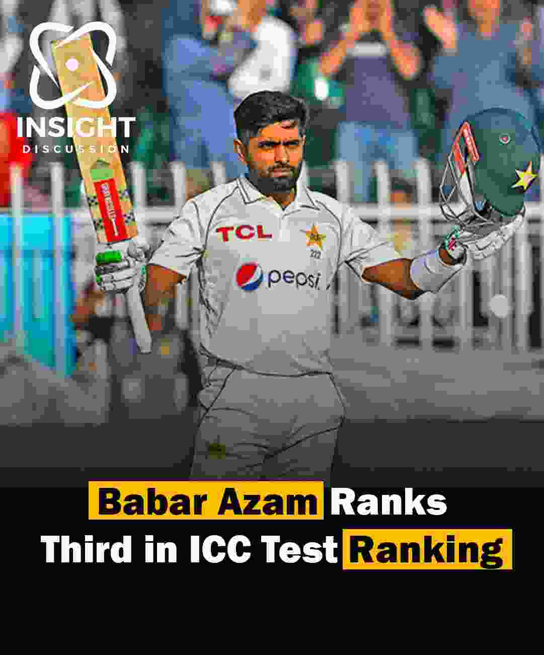 Top Performers Shine in Latest ICC Test Rankings Babar Azam Third, Williamson and Jadeja Lead