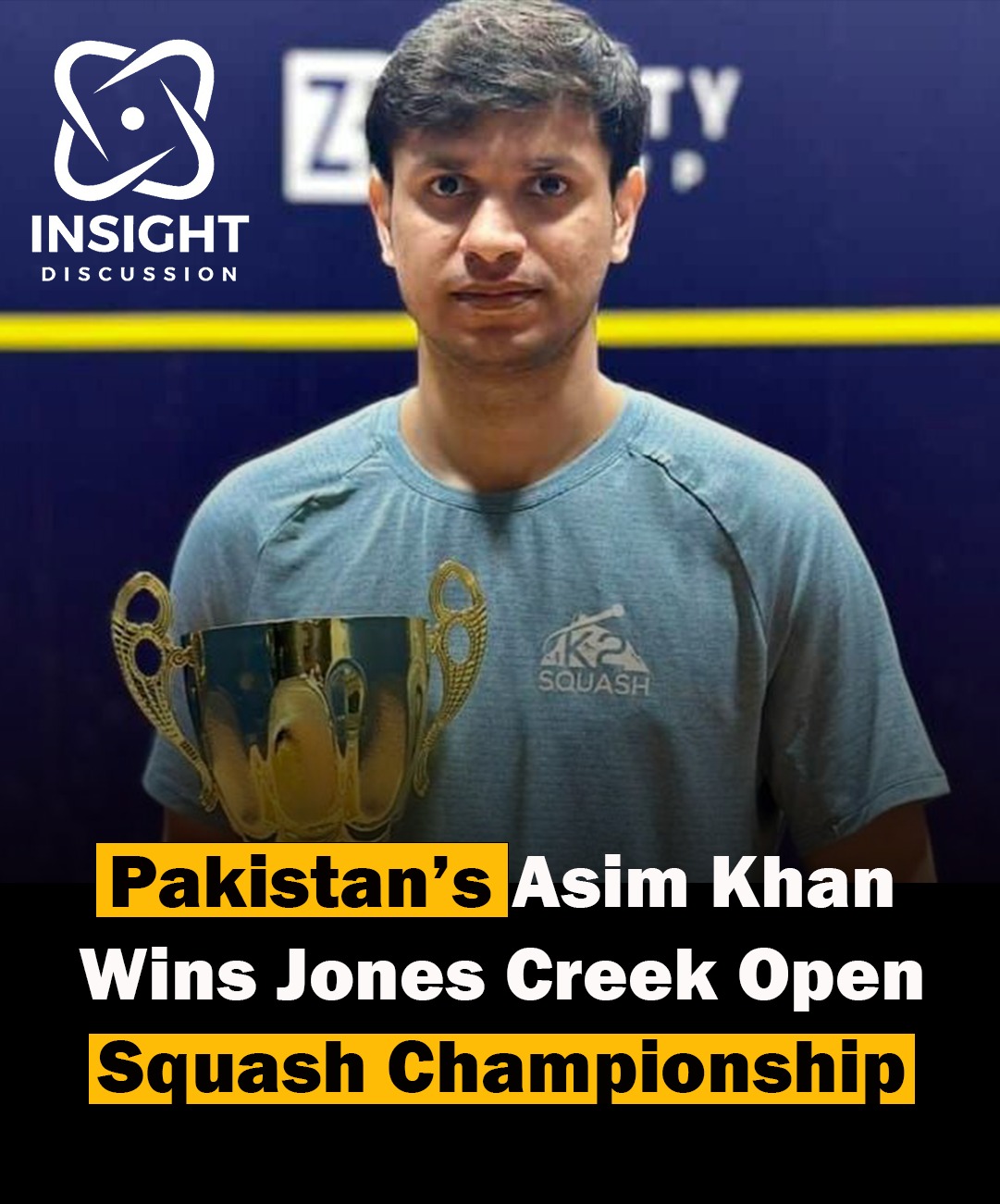 Asim Khan Claims Victory at Jones Creek Open, Highlighting Pakistan’s Rising Presence in International Squash