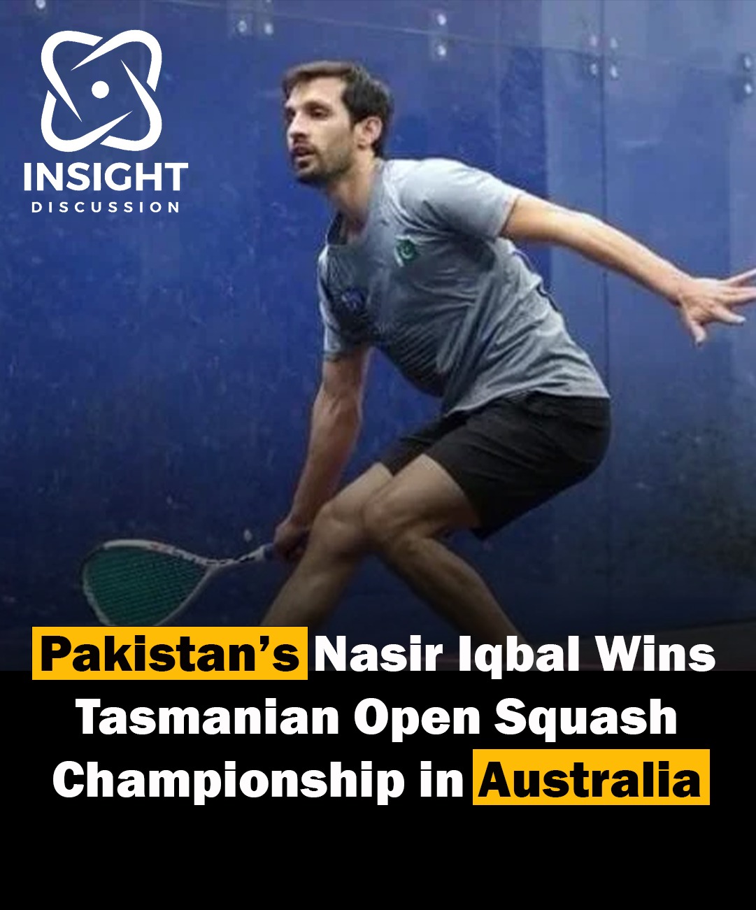 Nasir Iqbal Wins Third Australian Title at Tasmanian Open Squash Championship