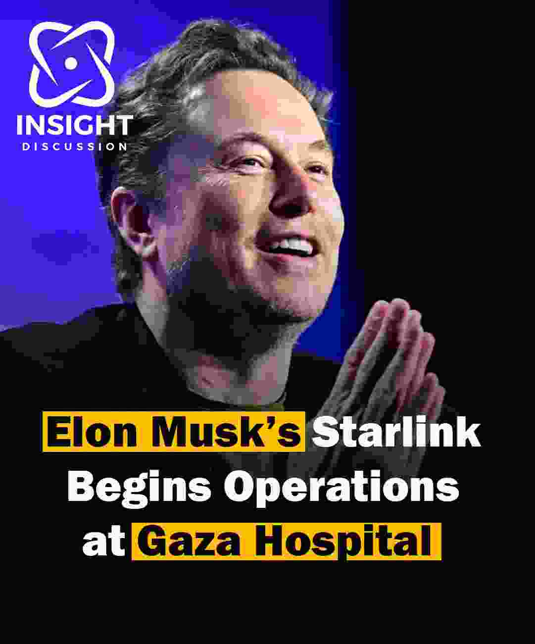 Elon Musk Activates Starlink Internet at UAE-Supported Hospital in Gaza