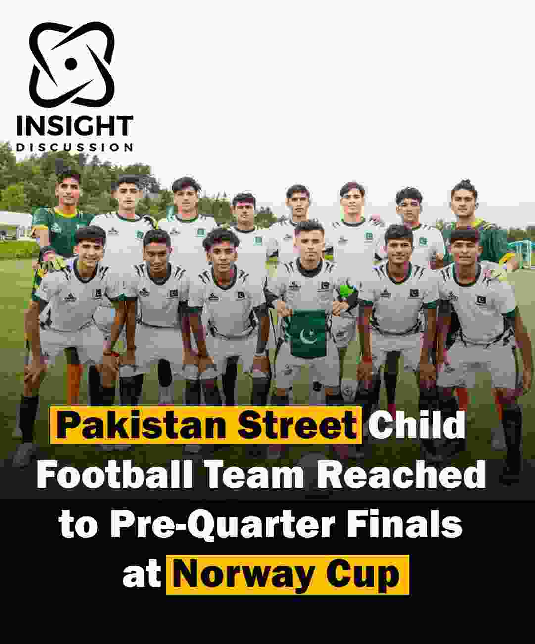 Pakistan's Street Child Football Team Advances to Norway Cup Pre-Quarter Finals with Dominant 5-0 Victory