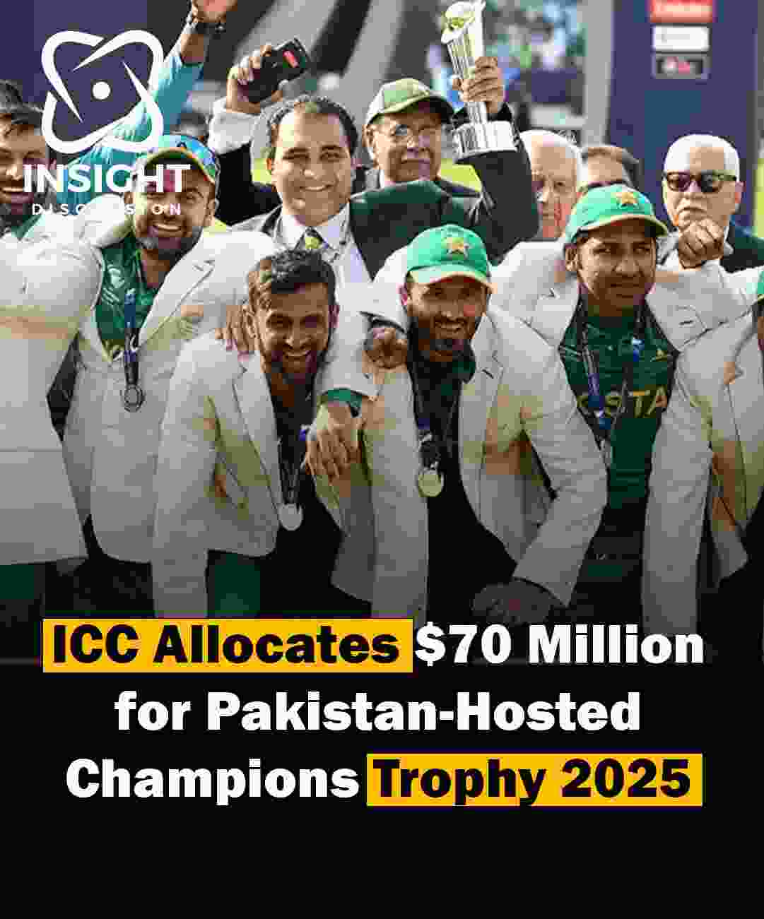 ICC Allocates $70 Million for Champions Trophy 2025 in Pakistan