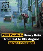 PMD Issues Alert for Heavy Monsoon Rains: Flash Flood Warnings for Kashmir, Khyber-Pakhtunkhwa, Islamabad, Punjab, and Sindh